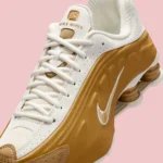 Nike Shox R4 “Soft Metallic Gold” Is the Y2K Sneaker You Need This Summer!