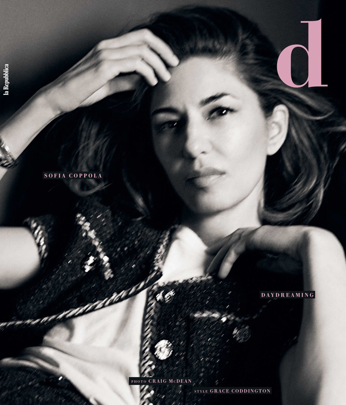Sofia Coppola in Chanel on D la Repubblica April 26th, 2025 by Craig McDean