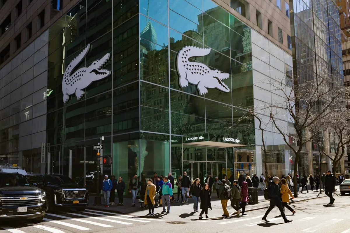 Step inside the ultra-chic Lacoste Fifth Avenue flagship