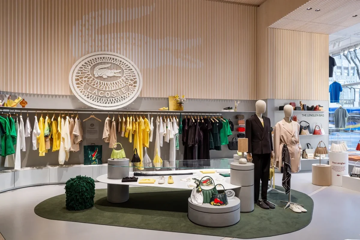 Step inside the ultra-chic Lacoste Fifth Avenue flagship