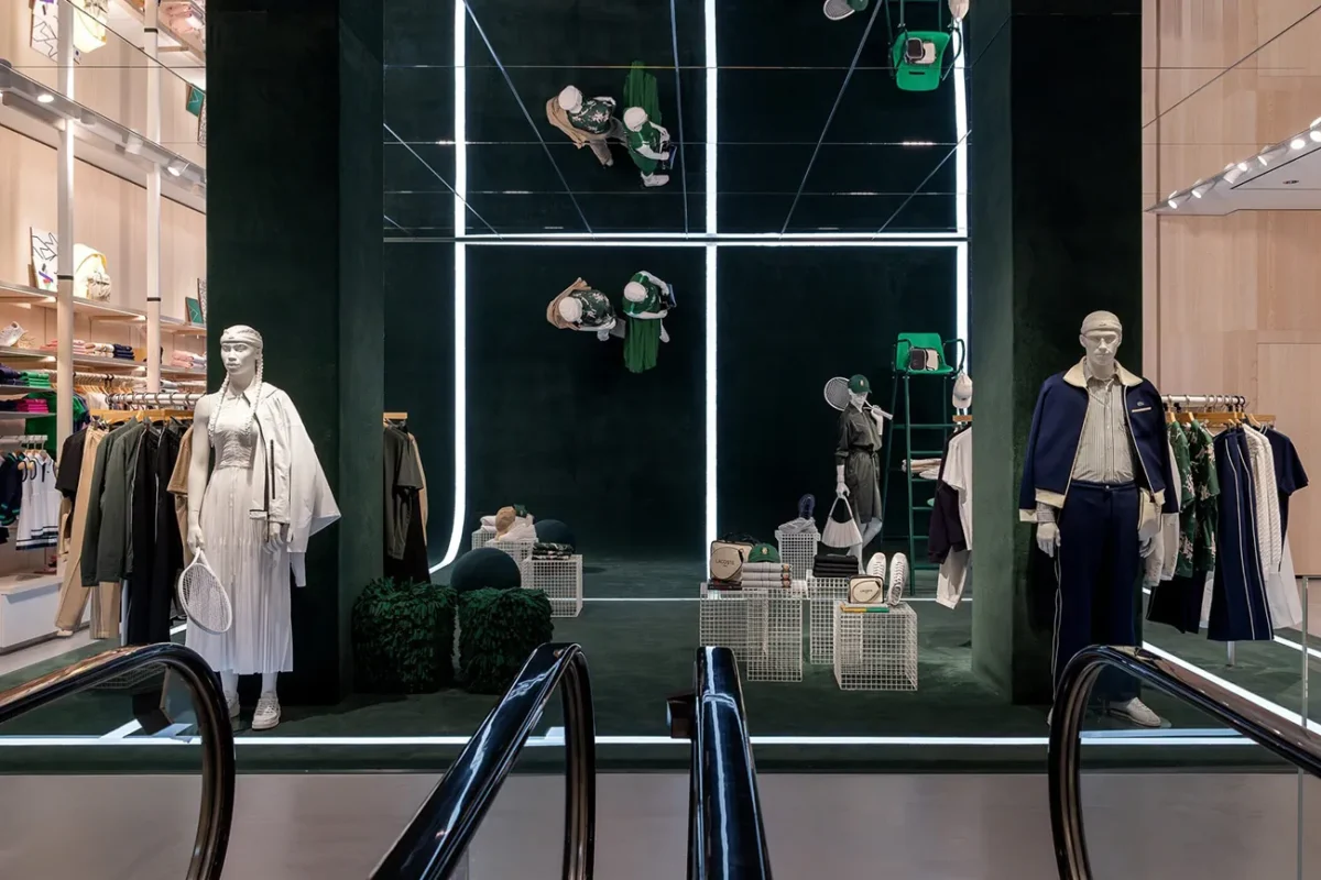 Step inside the ultra-chic Lacoste Fifth Avenue flagship