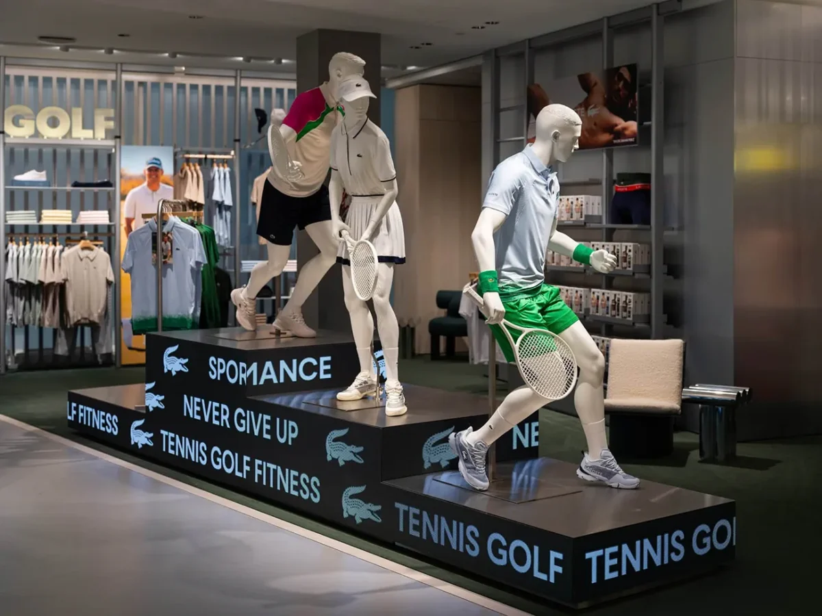 Step inside the ultra-chic Lacoste Fifth Avenue flagship