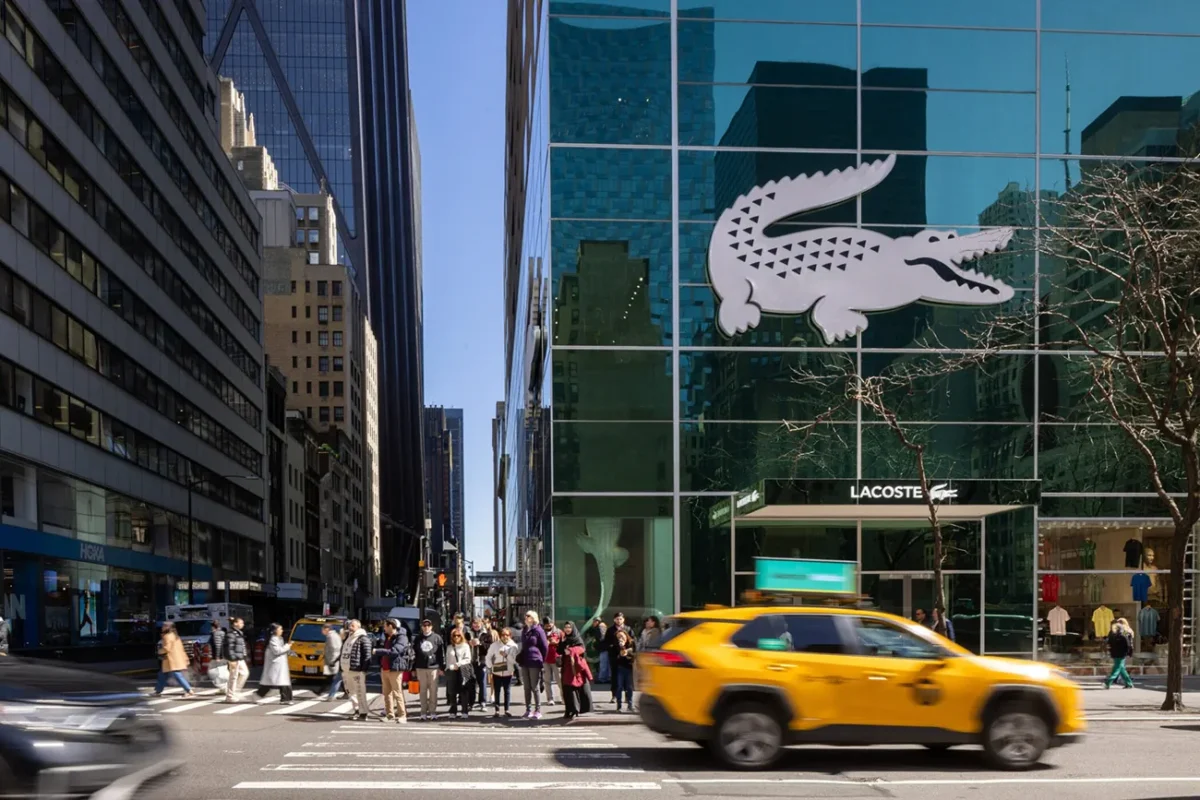 Step inside the ultra-chic Lacoste Fifth Avenue flagship