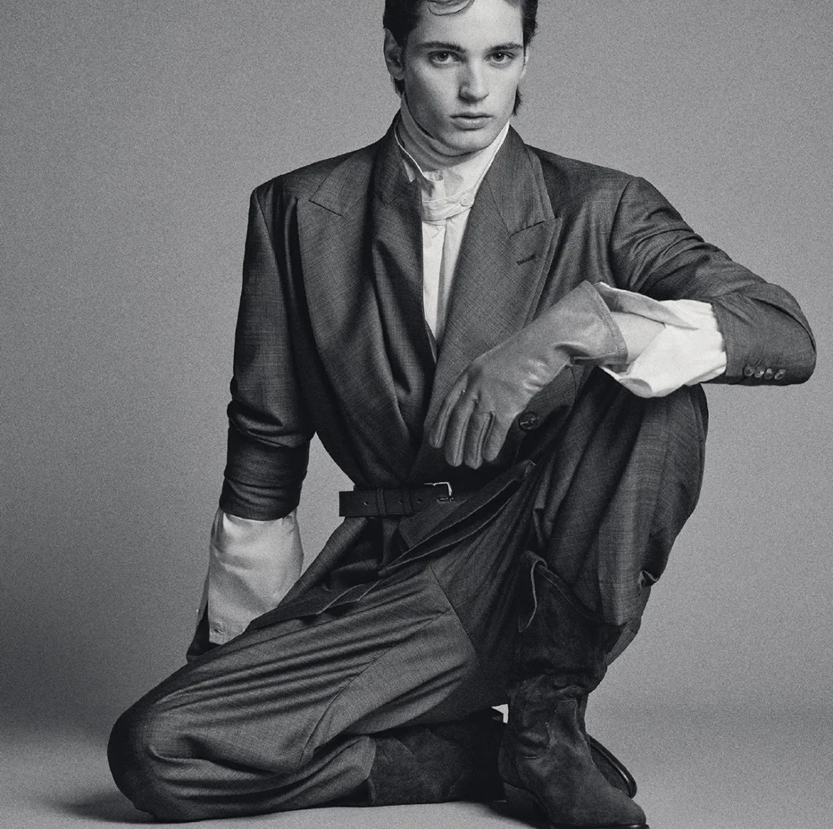 Theo Crown covers M Le magazine du Monde April 5th, 2025 by Mark Kean