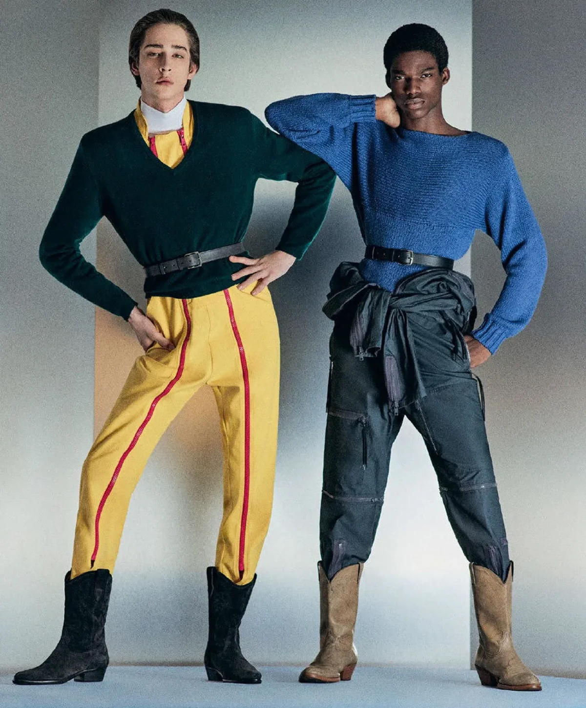 Theo Crown covers M Le magazine du Monde April 5th, 2025 by Mark Kean