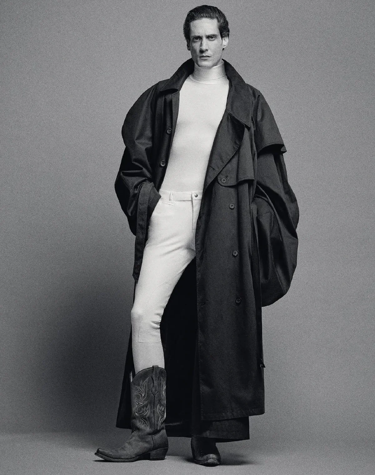 Theo Crown covers M Le magazine du Monde April 5th, 2025 by Mark Kean