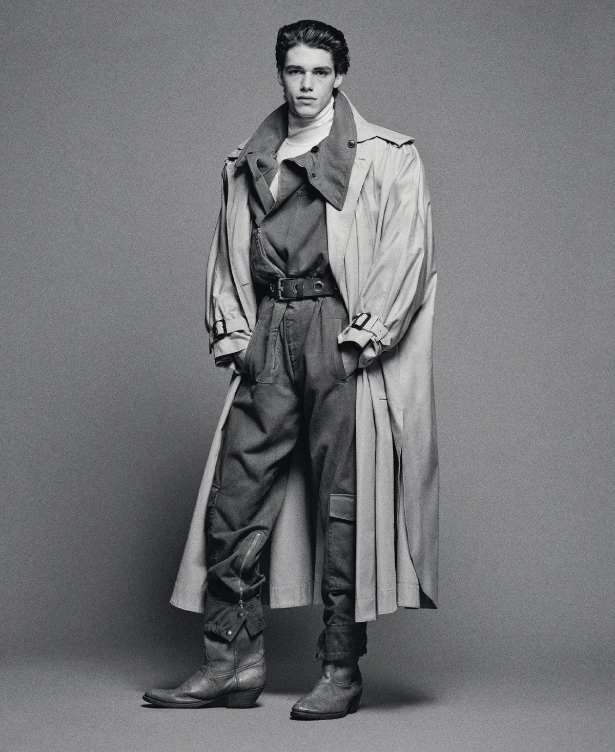 Theo Crown covers M Le magazine du Monde April 5th, 2025 by Mark Kean