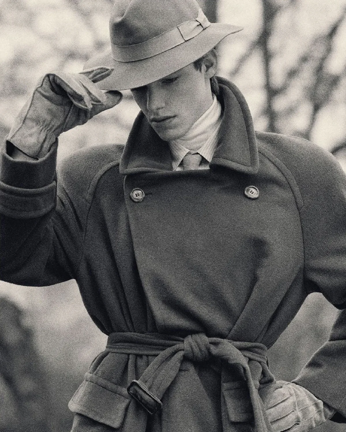 Theo Crown covers M Le magazine du Monde April 5th, 2025 by Mark Kean