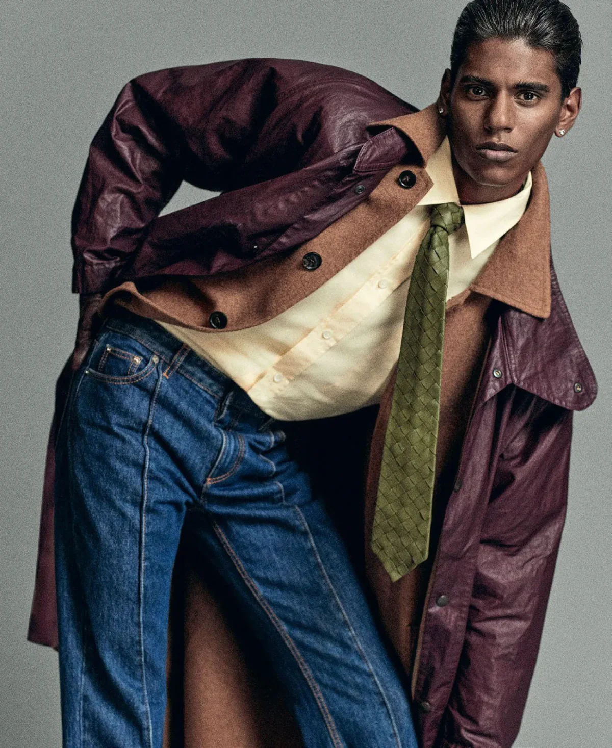 Theo Crown covers M Le magazine du Monde April 5th, 2025 by Mark Kean