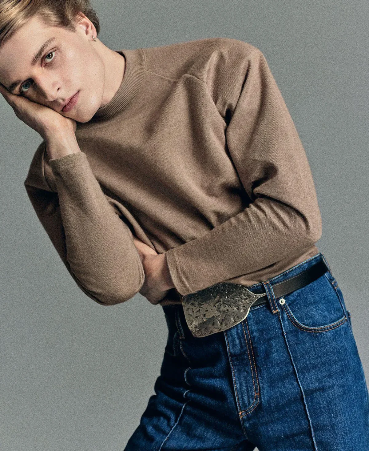 Theo Crown covers M Le magazine du Monde April 5th, 2025 by Mark Kean