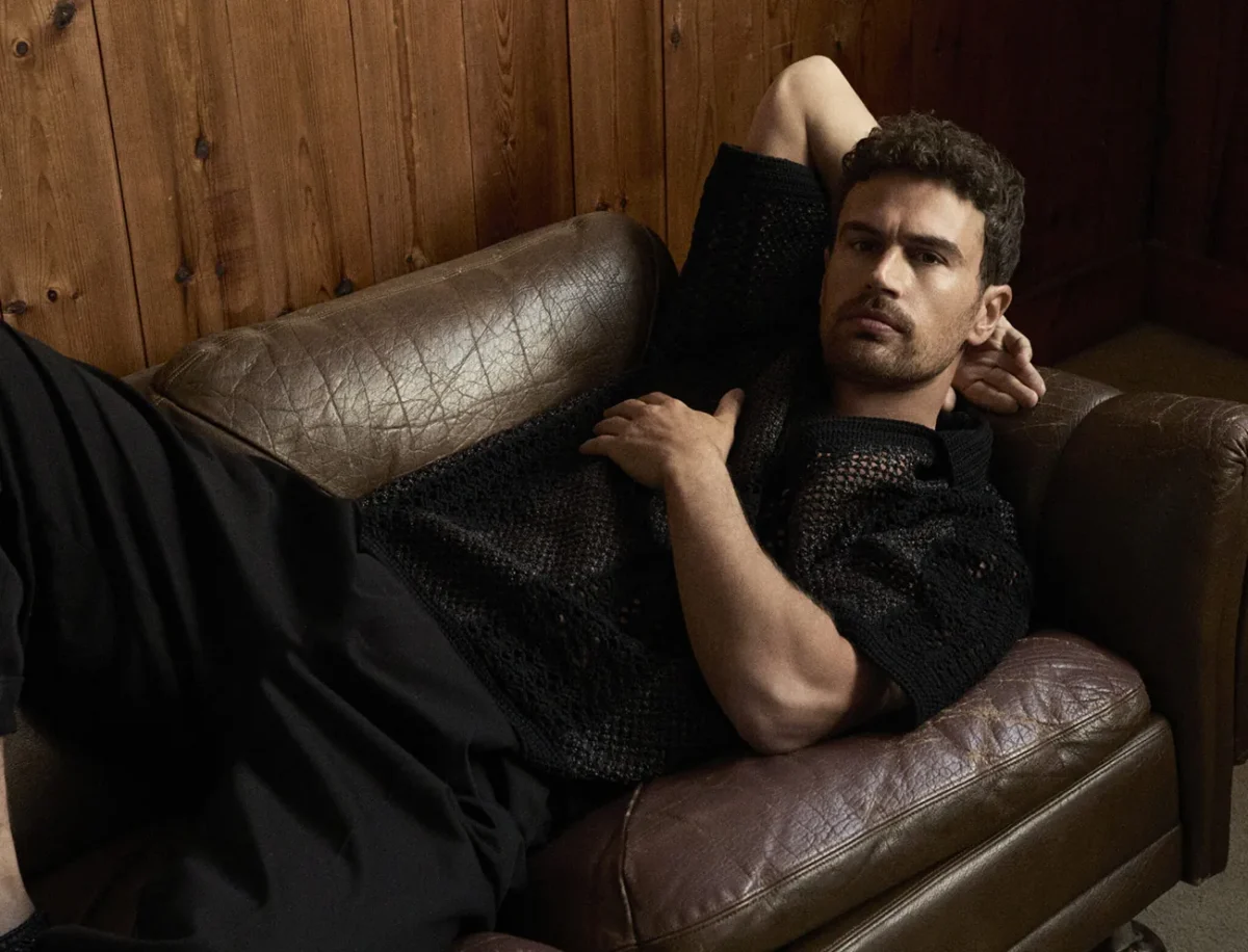 Theo James in Dolce & Gabbana on VMan Spring/Summer 2025 by Alvaro Beamud Cortes