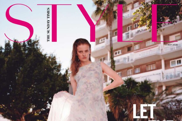 Evie Saunders covers The Sunday Times Style May 11th, 2025 by Brendan Freeman