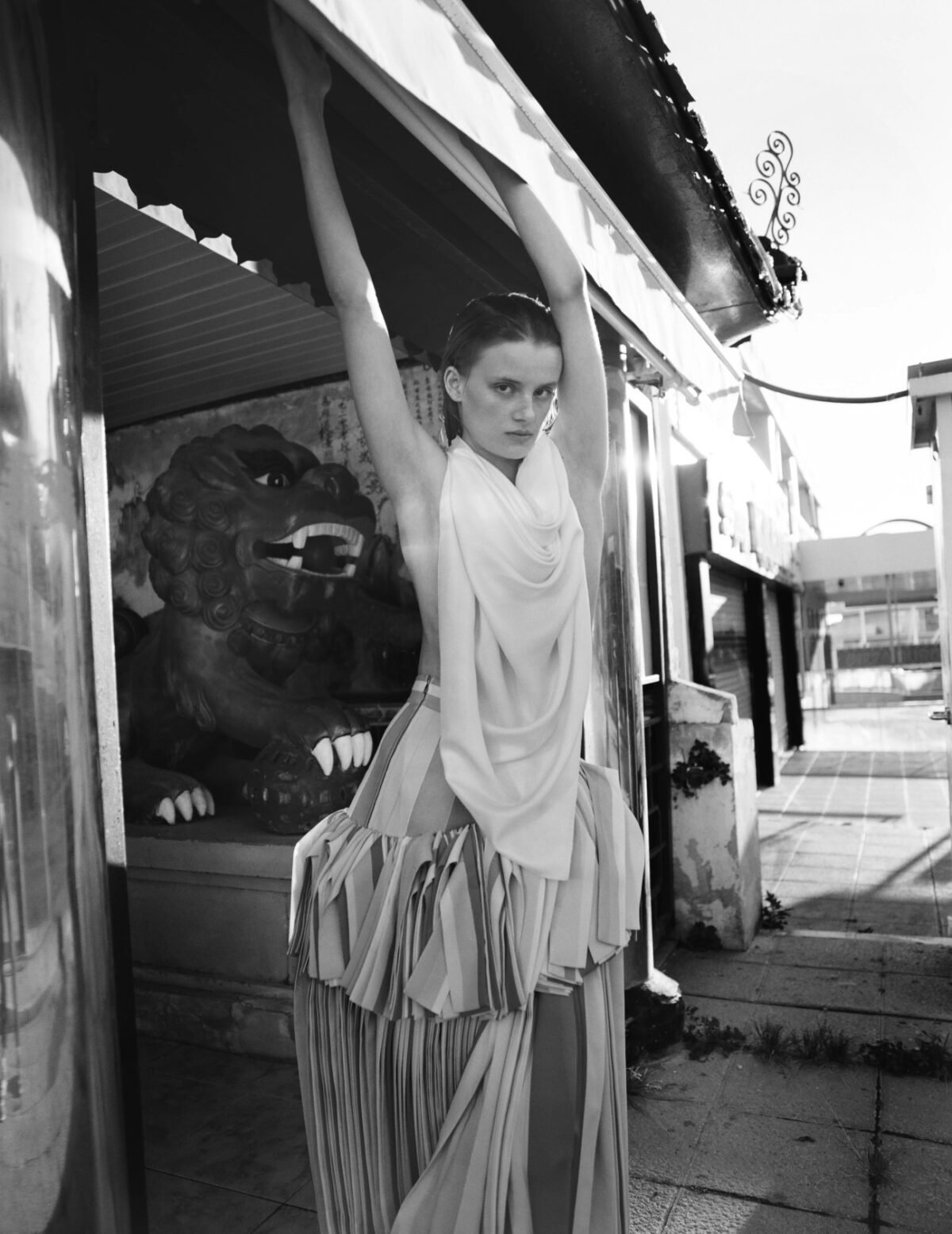 Evie Saunders covers The Sunday Times Style May 11th, 2025 by Brendan Freeman