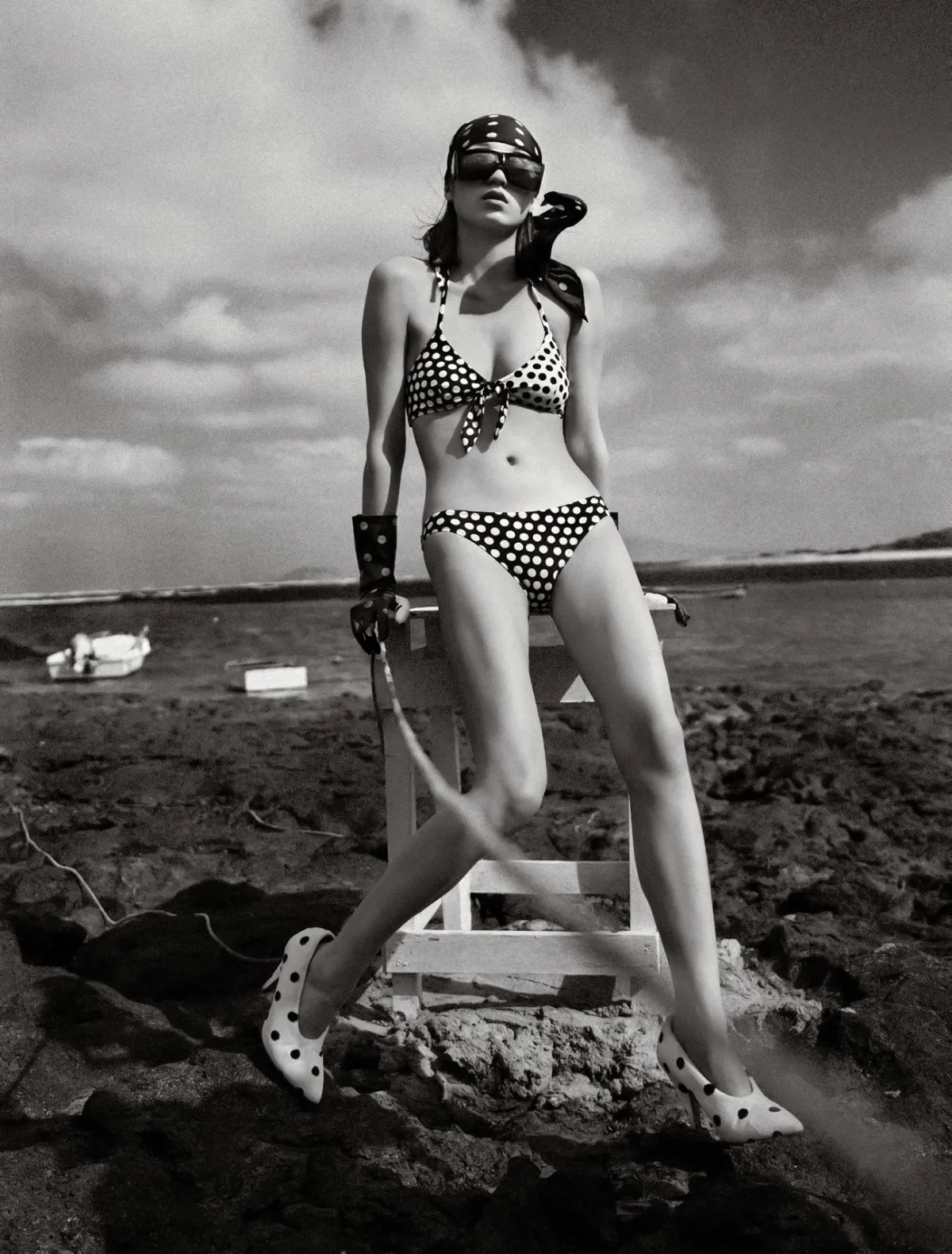 Huijia Chen covers Numéro April/May 2025 by Txema Yeste