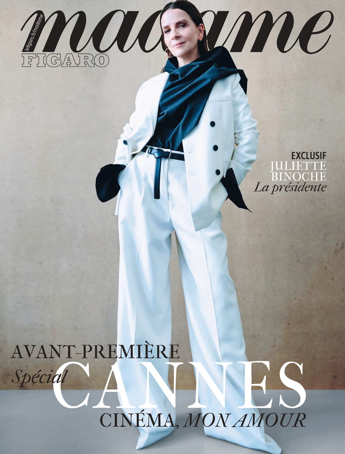 Juliette Binoche covers Madame Figaro May 9th, 2025 by Rasmus Mogensen