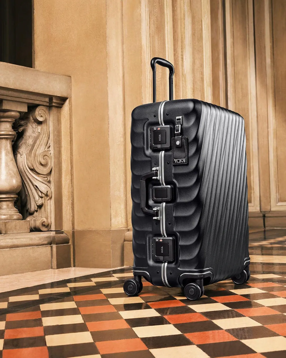 Lando Norris takes TUMI 19 Degree Lite to Lake Como in "Uncompromisingly Light" campaign