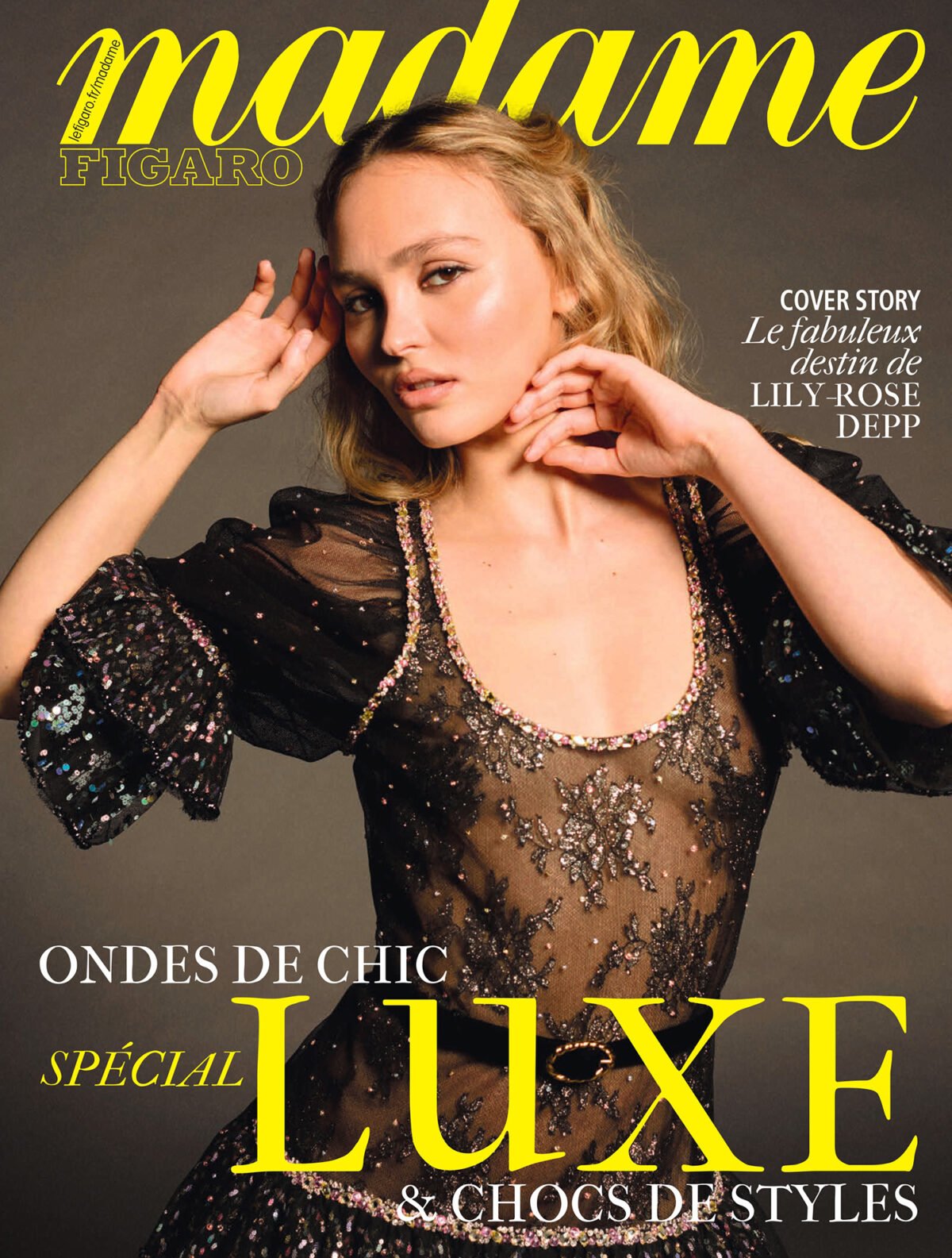 Lily-Rose Depp in Chanel Haute Couture on Madame Figaro May 2nd, 2025 by Philip Gay