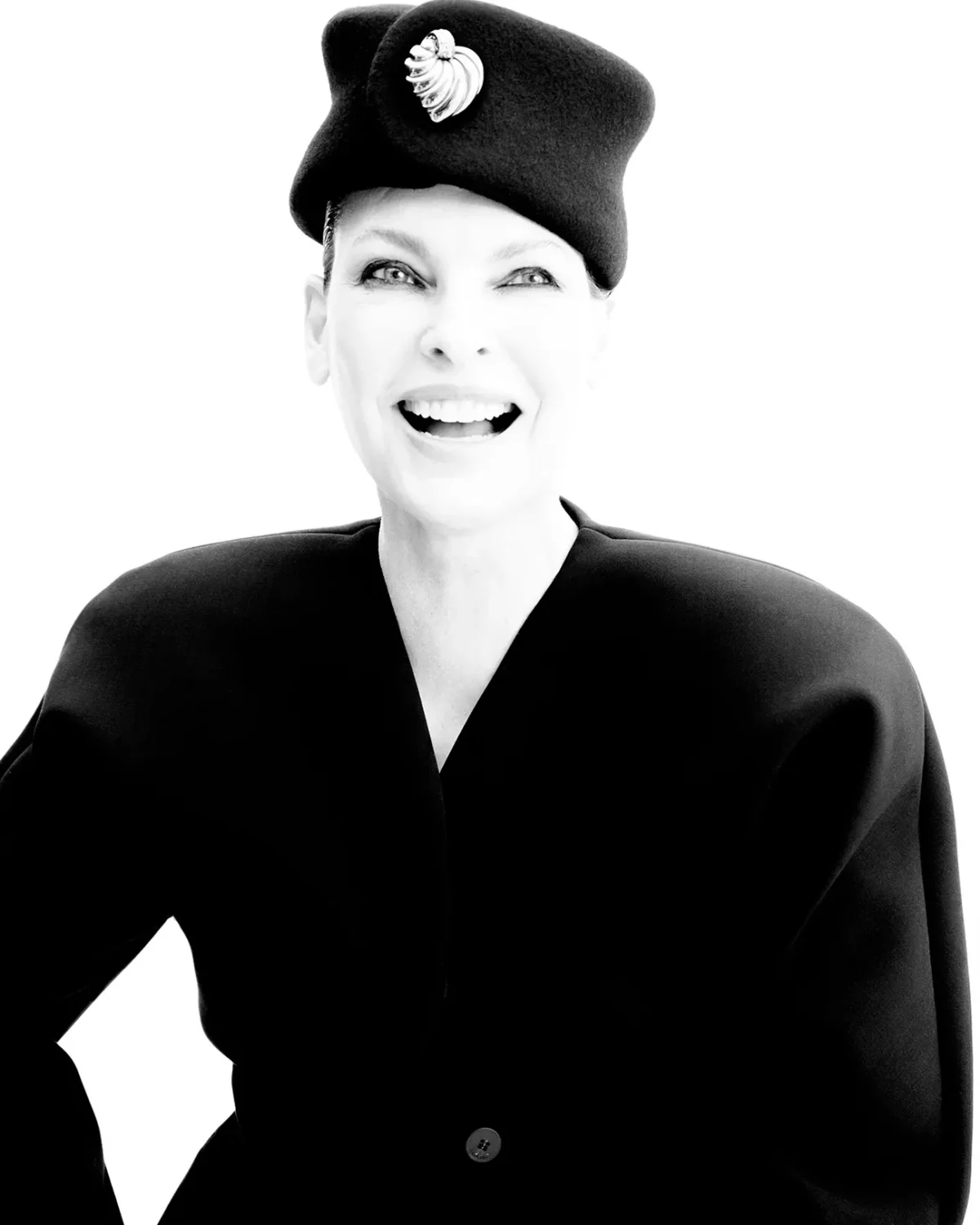 Linda Evangelista covers Harper’s Bazaar US May 2025 by Anthony Seklaoui