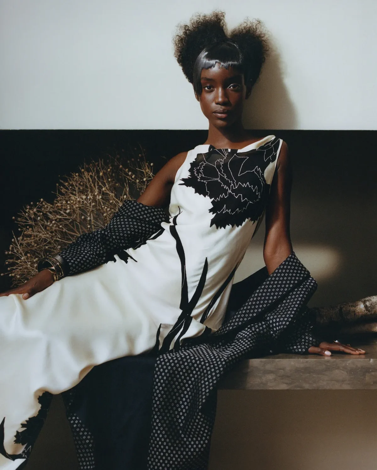 Maty Fall and Ajok Daing by Théo de Gueltzl for Vogue Global April 2025