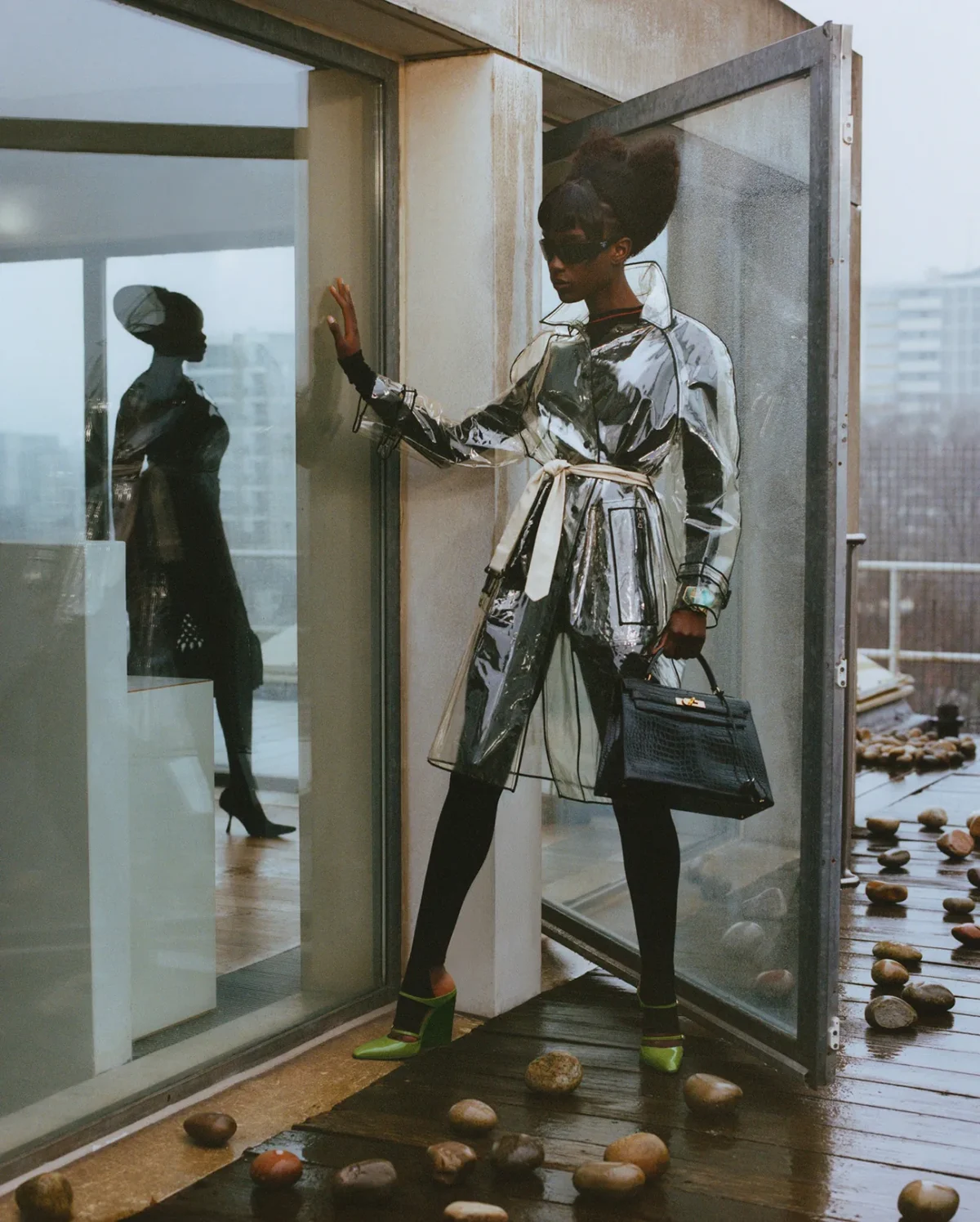 Maty Fall and Ajok Daing by Théo de Gueltzl for Vogue Global April 2025