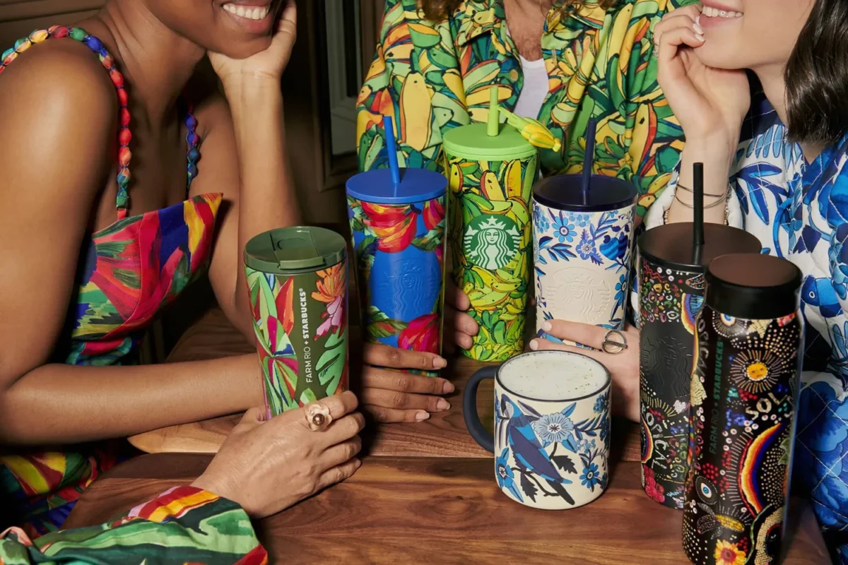 Starbucks and FARM Rio bring summer vibes with a colorful drinkware collection