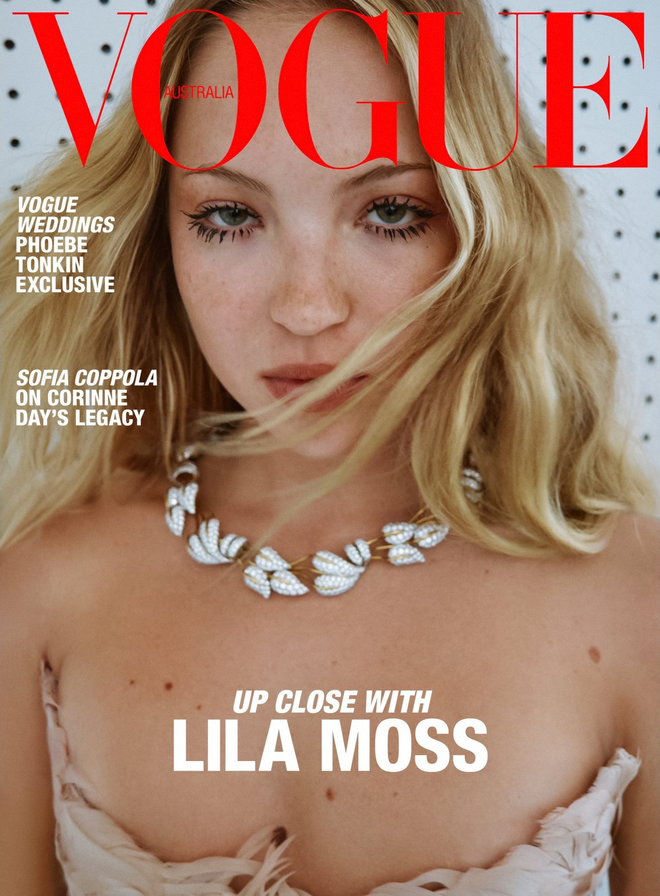 Lila Moss covers Vogue Australia June 2025 by Dario Catellani