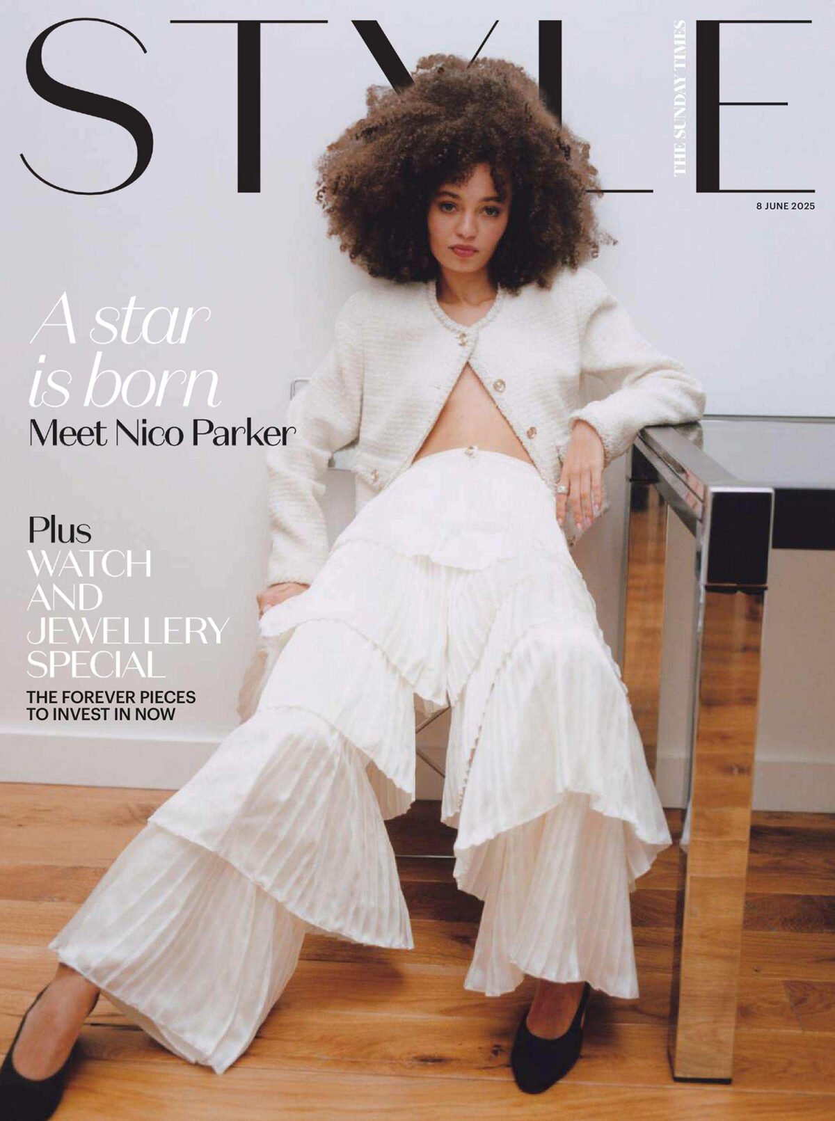 Nico Parker covers The Sunday Times Style June 8th, 2025 by Charlotte Hadden