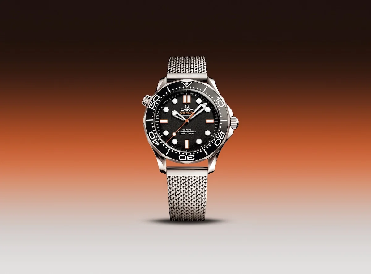The OMEGA Seamaster Diver 300M introduces vibrant orange accents to the classic collection
