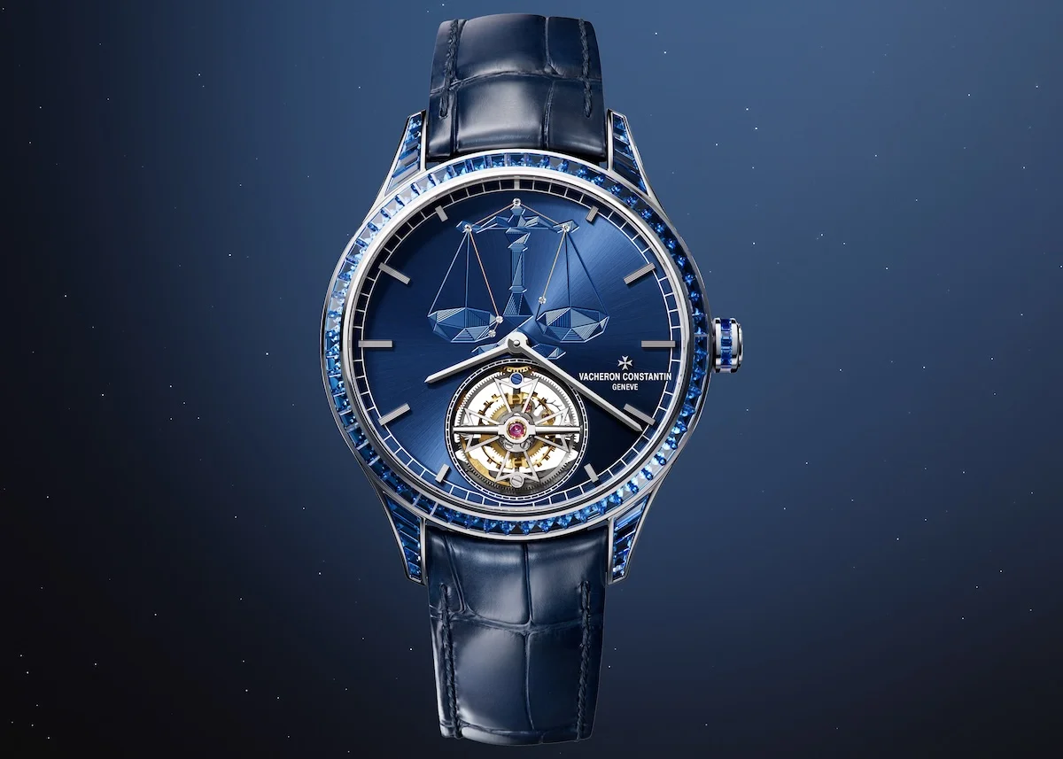 Vacheron Constantin's Métiers d'Art tribute to the Celestial collection features ultra-thin tourbillon watches with hand-guilloché zodiac signs