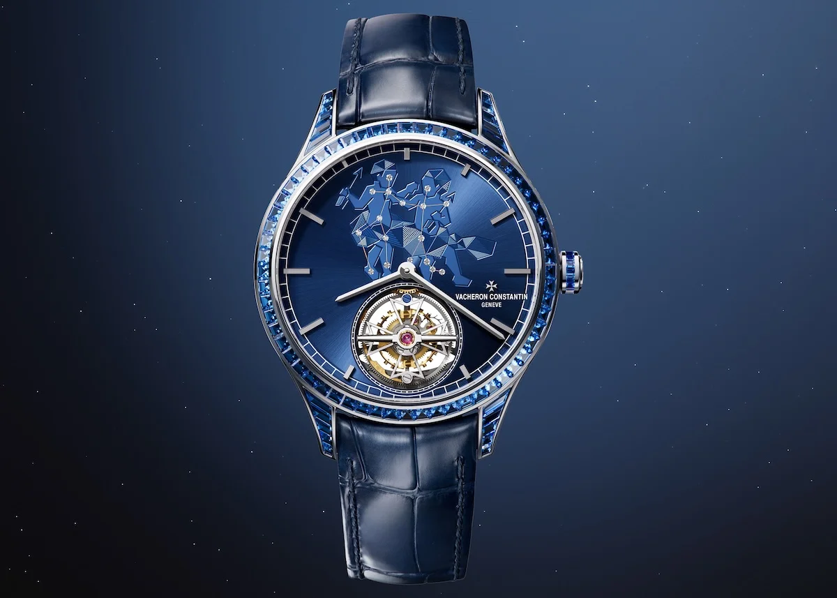 Vacheron Constantin's Métiers d'Art tribute to the Celestial collection features ultra-thin tourbillon watches with hand-guilloché zodiac signs