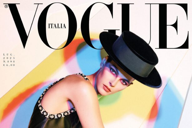Vittoria Ceretti covers Vogue Italia July 2025 by Carlijn Jacobs