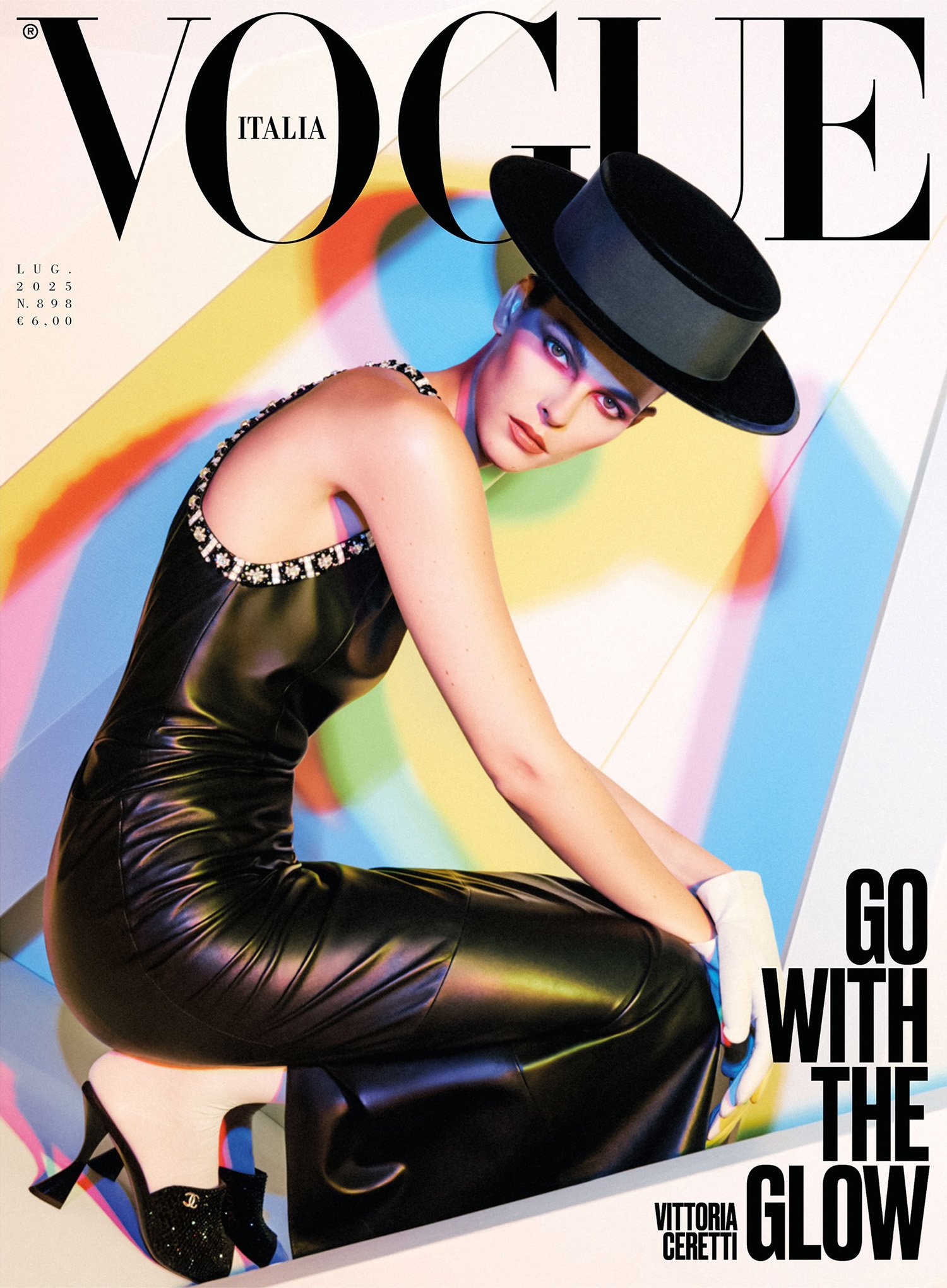 Vittoria Ceretti covers Vogue Italia July 2025 by Carlijn Jacobs