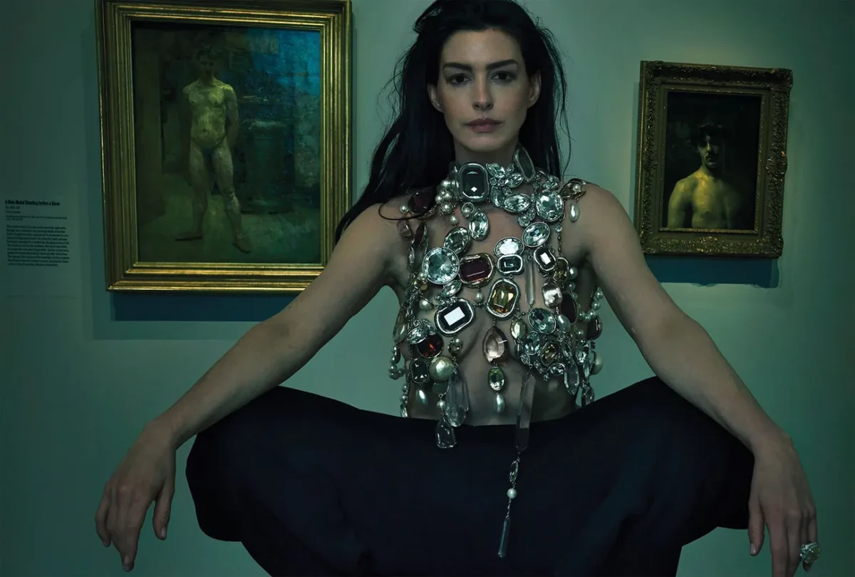 Anne Hathaway in Givenchy on Vogue US August 2025 by Annie Leibovitz