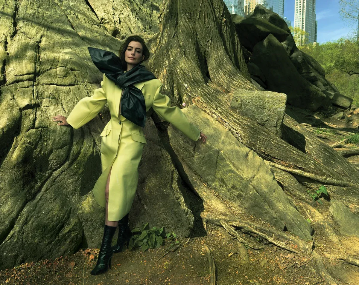Anne Hathaway in Givenchy on Vogue US August 2025 by Annie Leibovitz