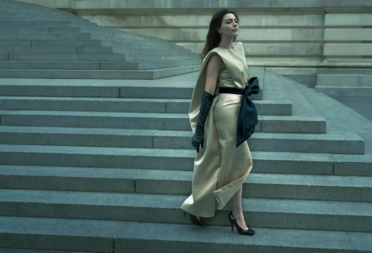 Anne Hathaway in Givenchy on Vogue US August 2025 by Annie Leibovitz