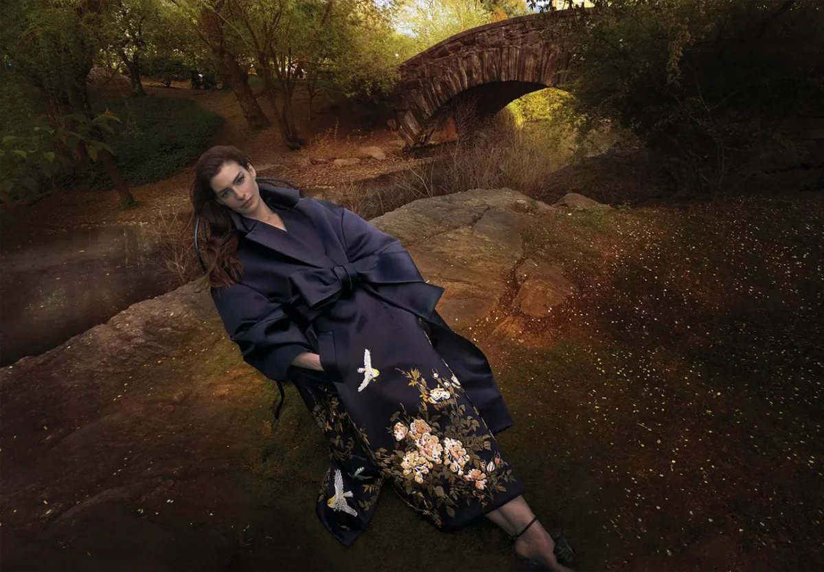 Anne Hathaway in Givenchy on Vogue US August 2025 by Annie Leibovitz