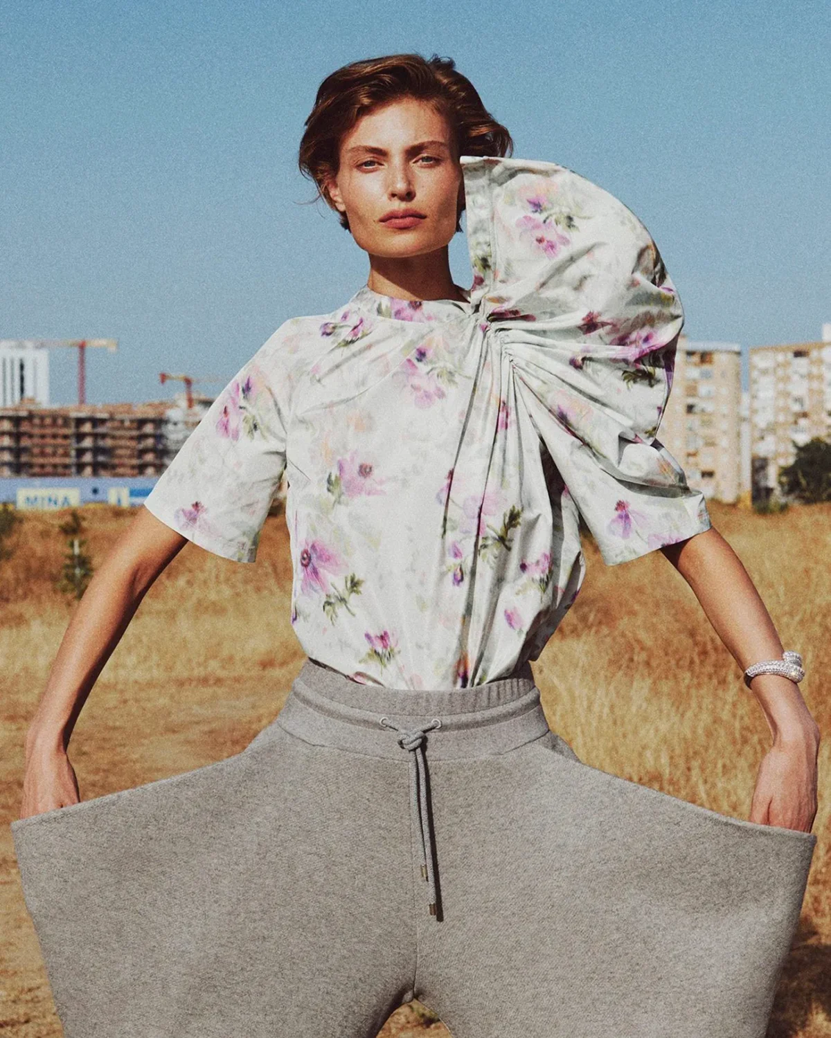 Bibi Breslin covers Vogue Spain August 2025 by Julia Noni