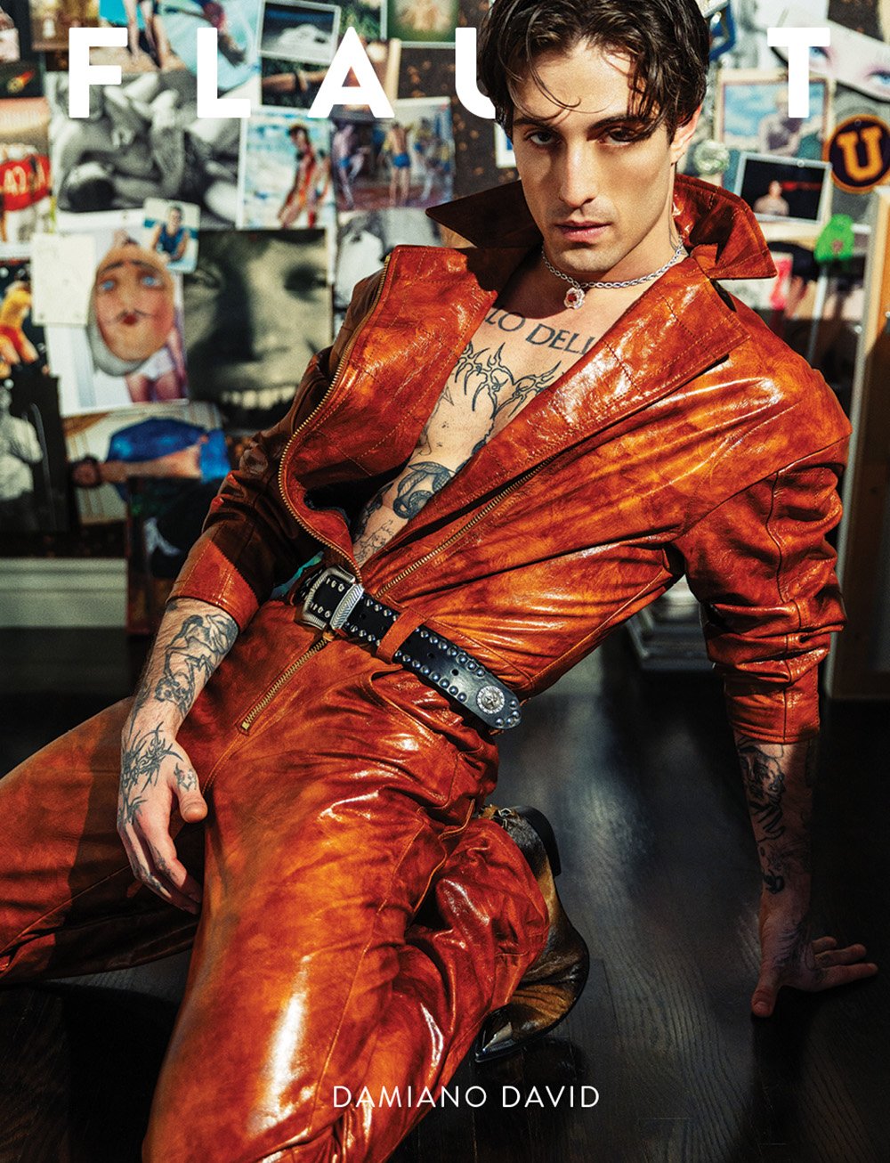 Damiano David covers Flaunt Magazine Issue 199 by Doug Inglish