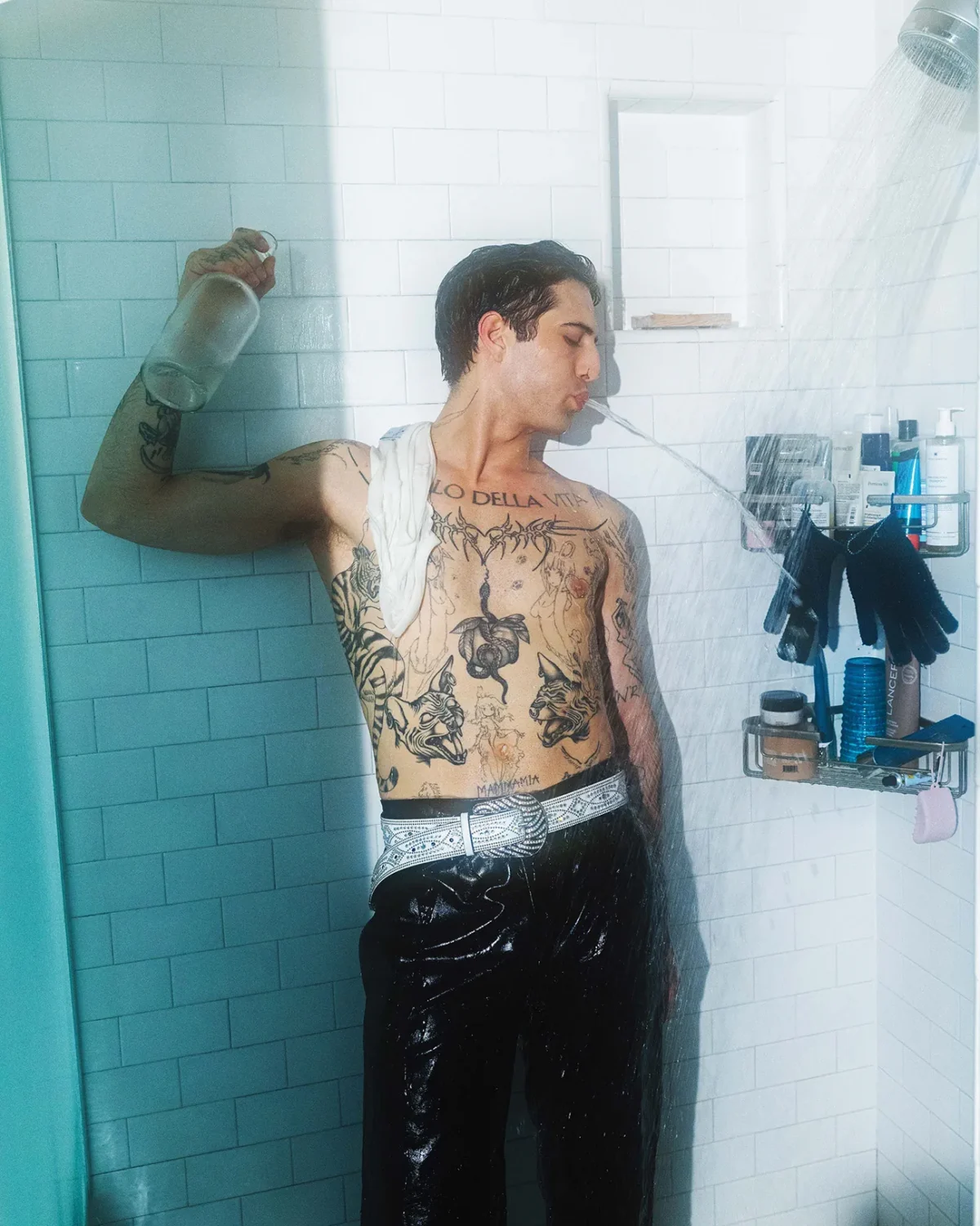 Damiano David covers Flaunt Magazine Issue 199 by Doug Inglish