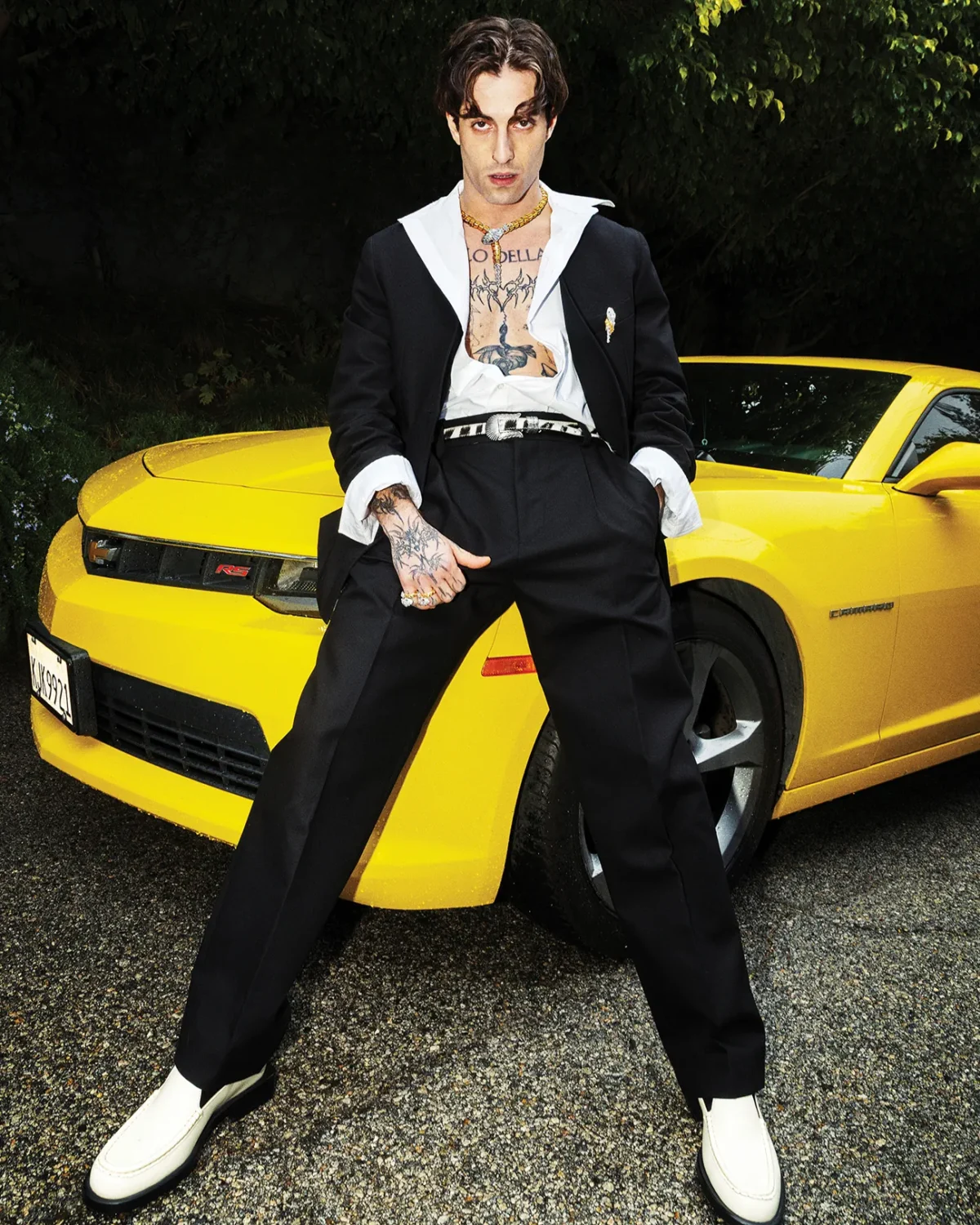 Damiano David covers Flaunt Magazine Issue 199 by Doug Inglish