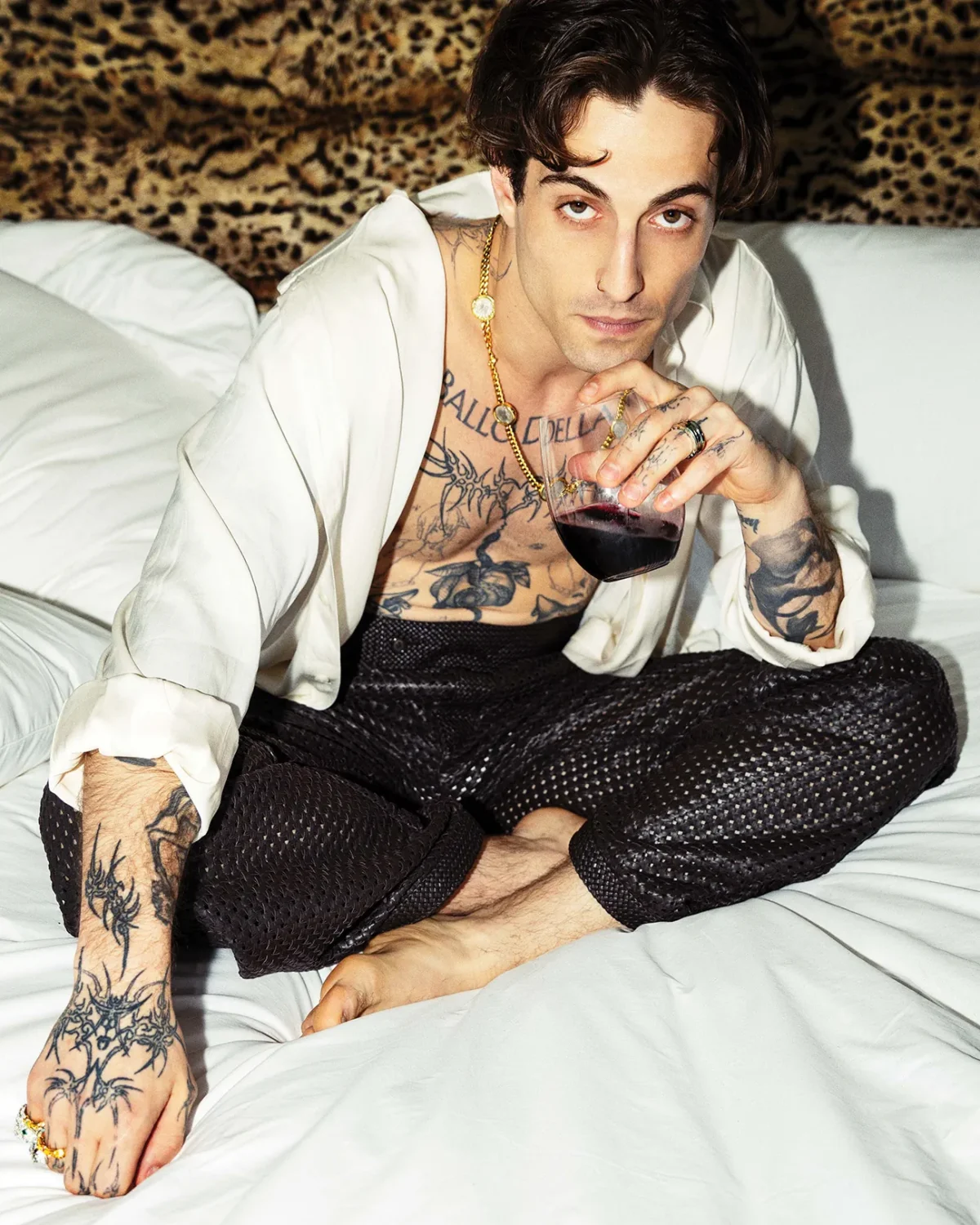 Damiano David covers Flaunt Magazine Issue 199 by Doug Inglish