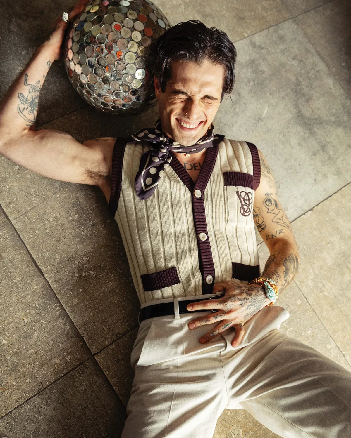 Damiano David covers Flaunt Magazine Issue 199 by Doug Inglish