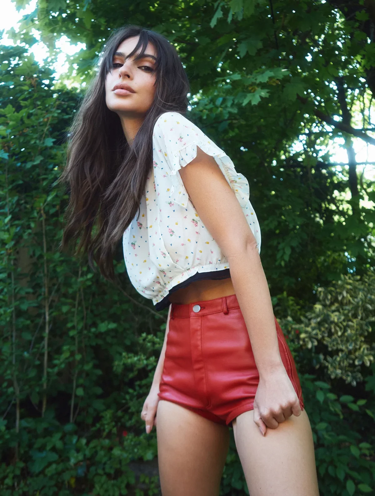 Emily Ratajkowski in Prada on Elle UK July/August 2025 by Morgan Maher