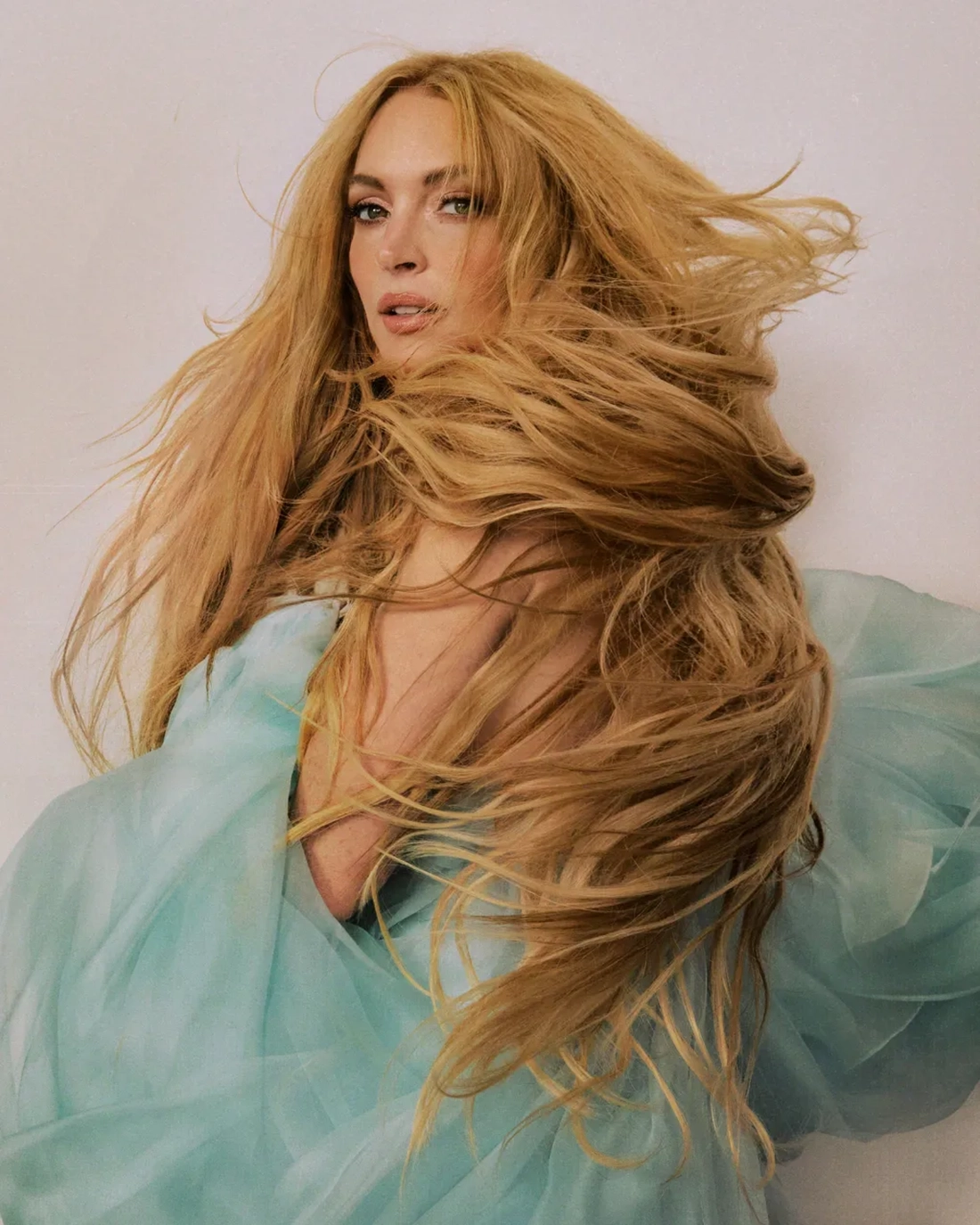 Lindsay Lohan covers The Sunday Times Style August 3rd, 2025 by Greg Swales