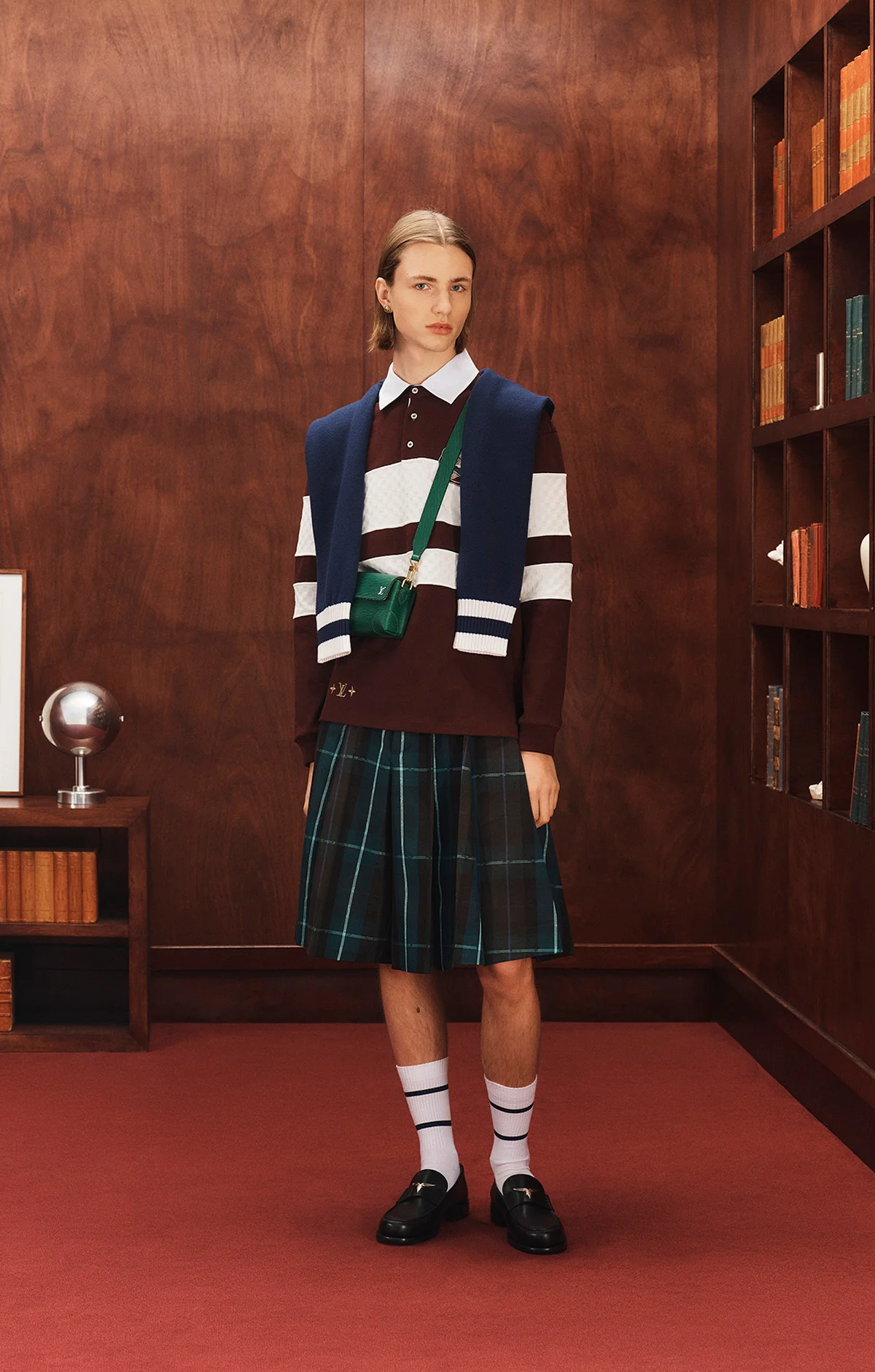 Louis Vuitton's Fall 2025 capsule collection reimagines collegiate traditions as contemporary luxury