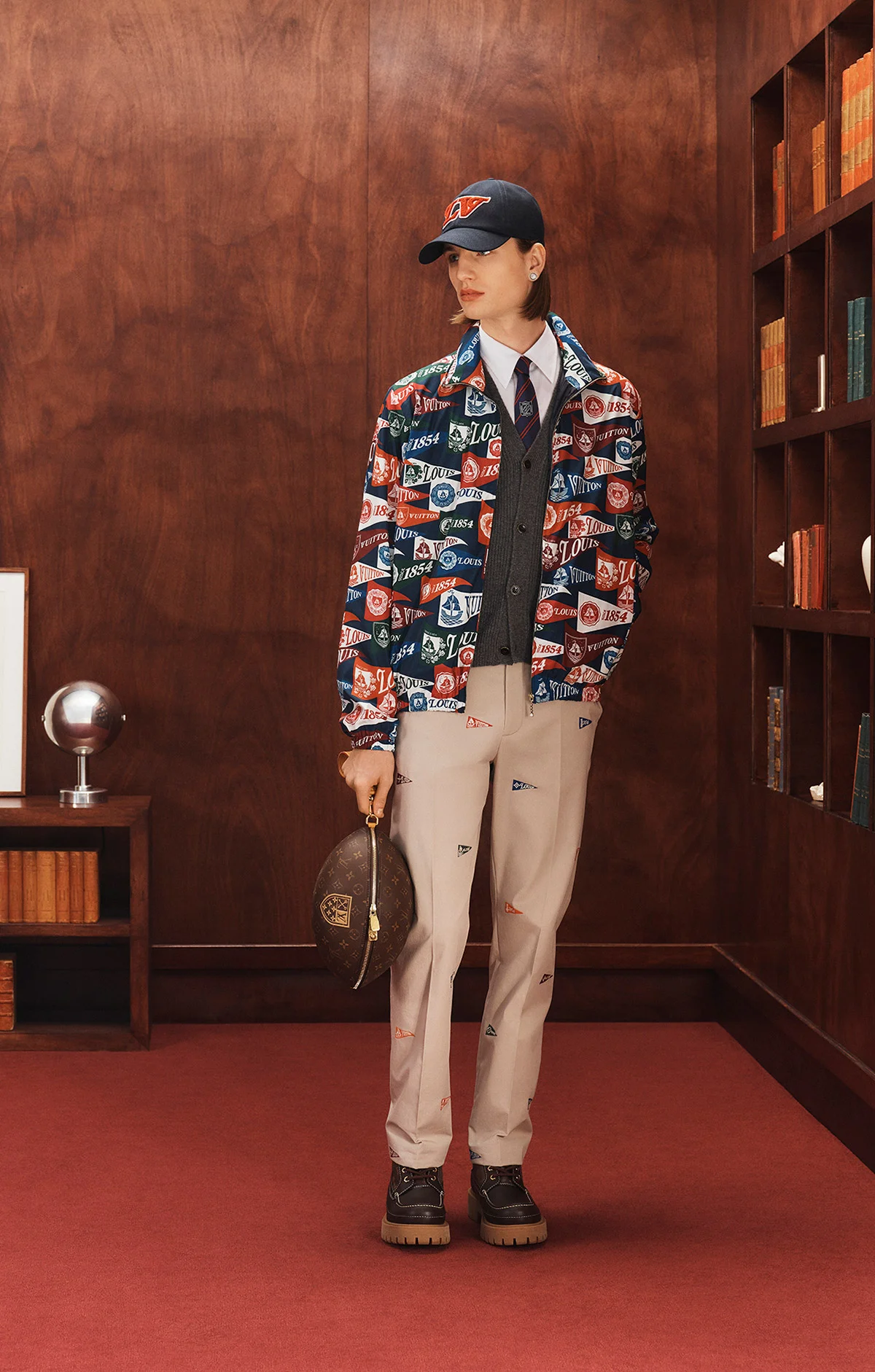 Louis Vuitton's Fall 2025 capsule collection reimagines collegiate traditions as contemporary luxury