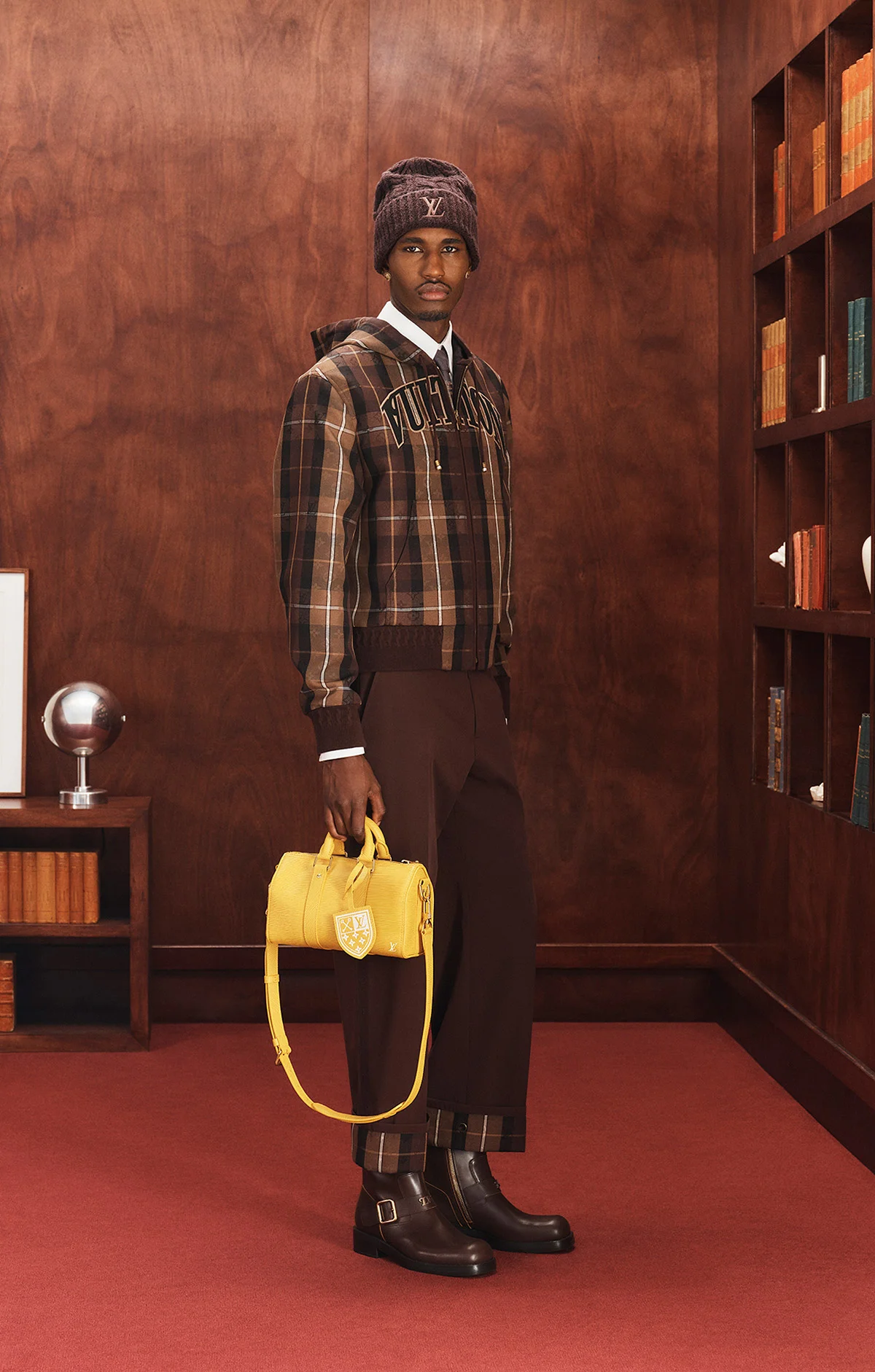 Louis Vuitton's Fall 2025 capsule collection reimagines collegiate traditions as contemporary luxury