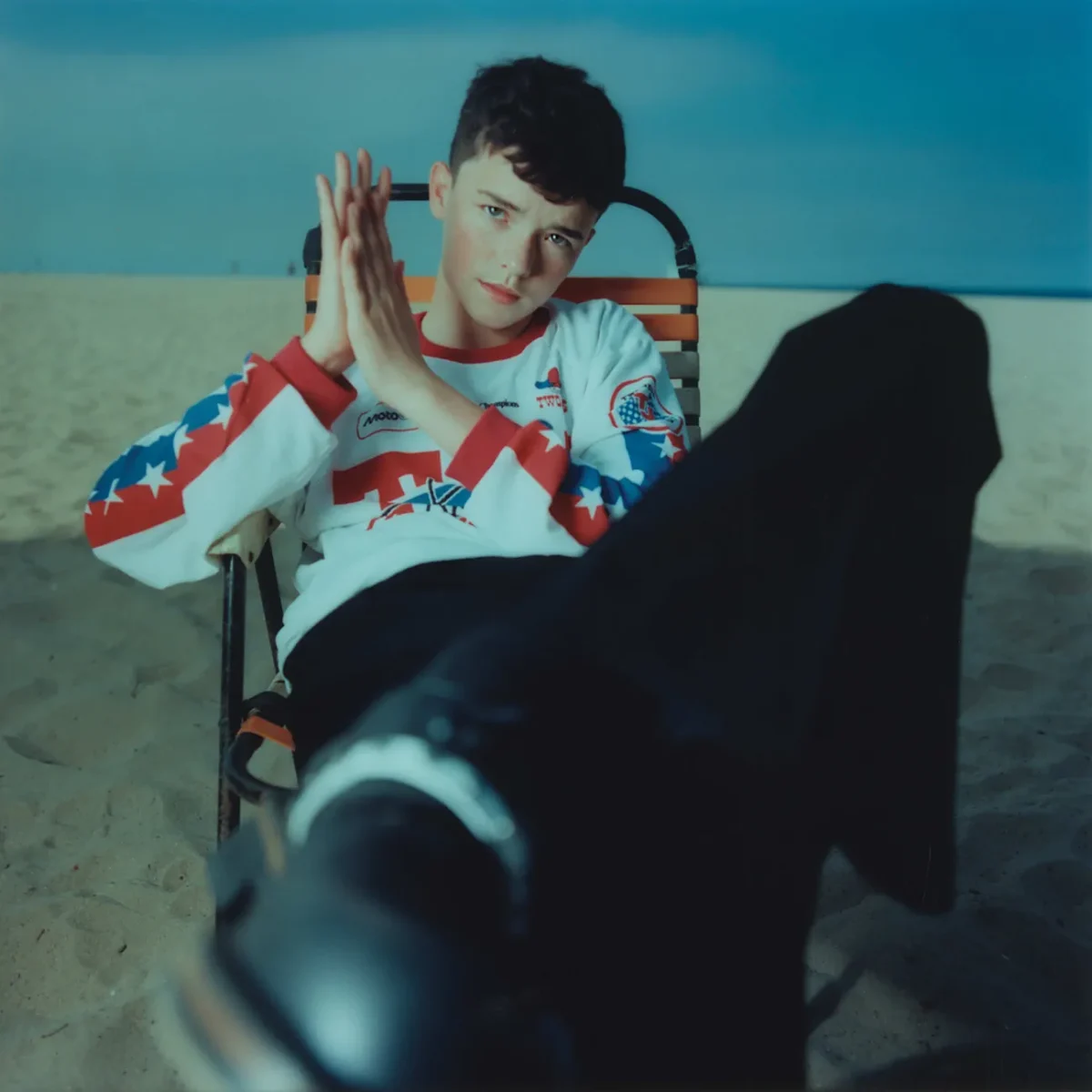 Owen Cooper covers Flaunt Magazine Issue 199 by Martin Gatti