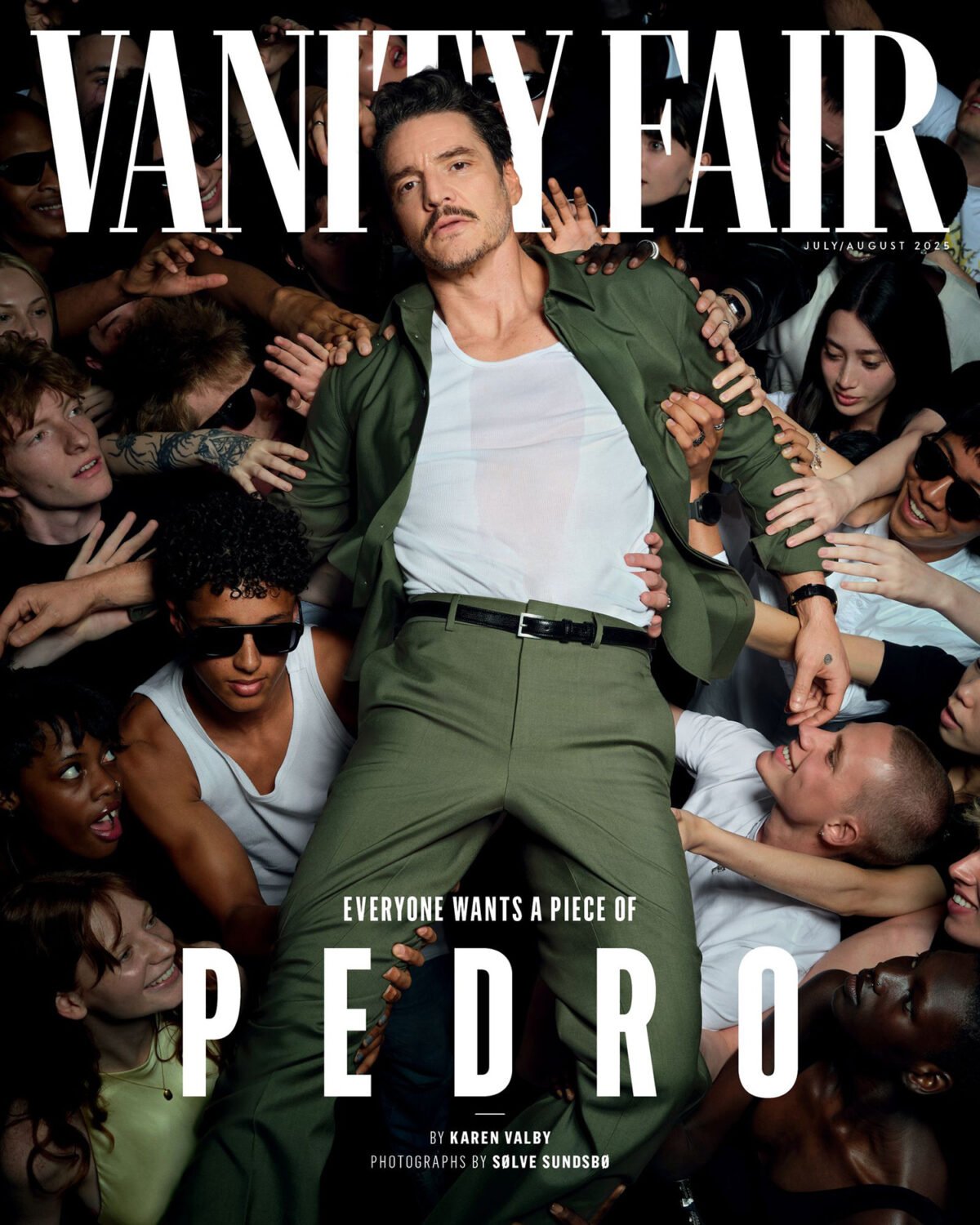 Pedro Pascal covers Vanity Fair July/August 2025 by Sølve Sundsbø