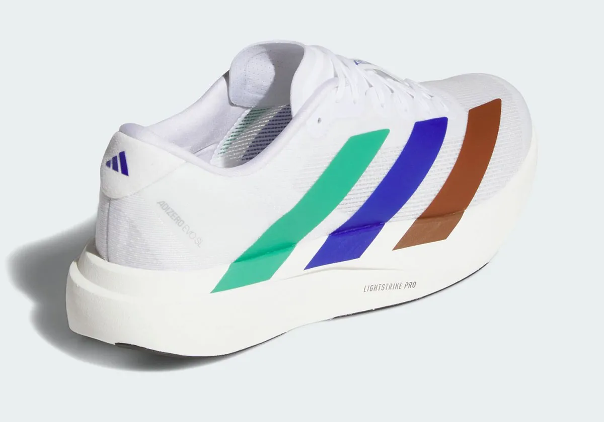 Pharrell x adidas Evo SL Drops with Earth-Tone Stripes
